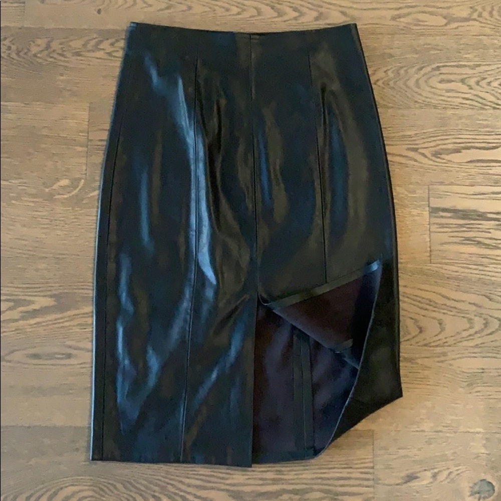 DO + BE faux leather skirt